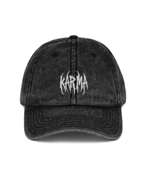 Karma Washed Denim Hat